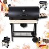 DUŻY GRILL WĘGLOWY NA KÓŁKACH Z PÓŁKAMI KLAUSBERG KB-9033